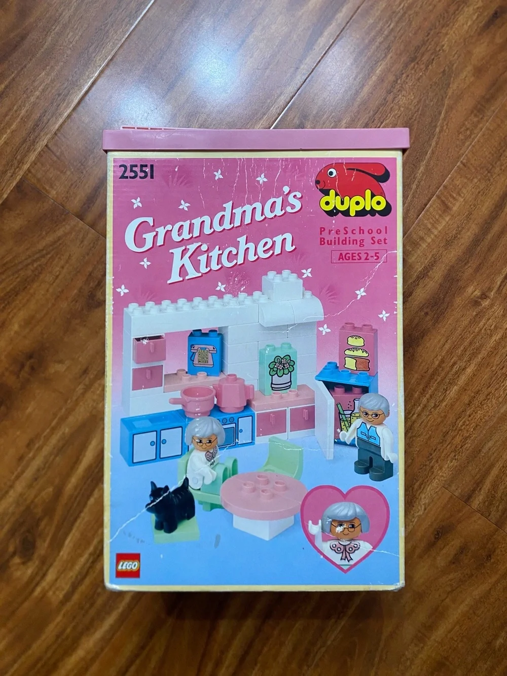 Toddler Disney Minnie Mouse 27 Piece Duplo + Vintage Grandmas Kitchen Lego Duplo